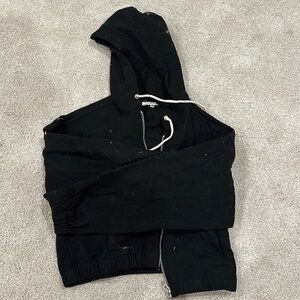 Pacsun cropped black jacket